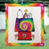 Snoopy Hippie 3D Quilt  Quilt